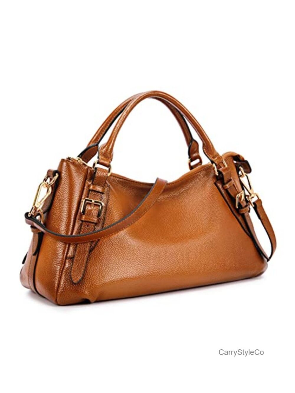 Genuine Leather Satchel Crossbody Bag Top Handle Hobo Purse